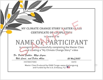 Master Class – Ohai Incorporated, Tonga